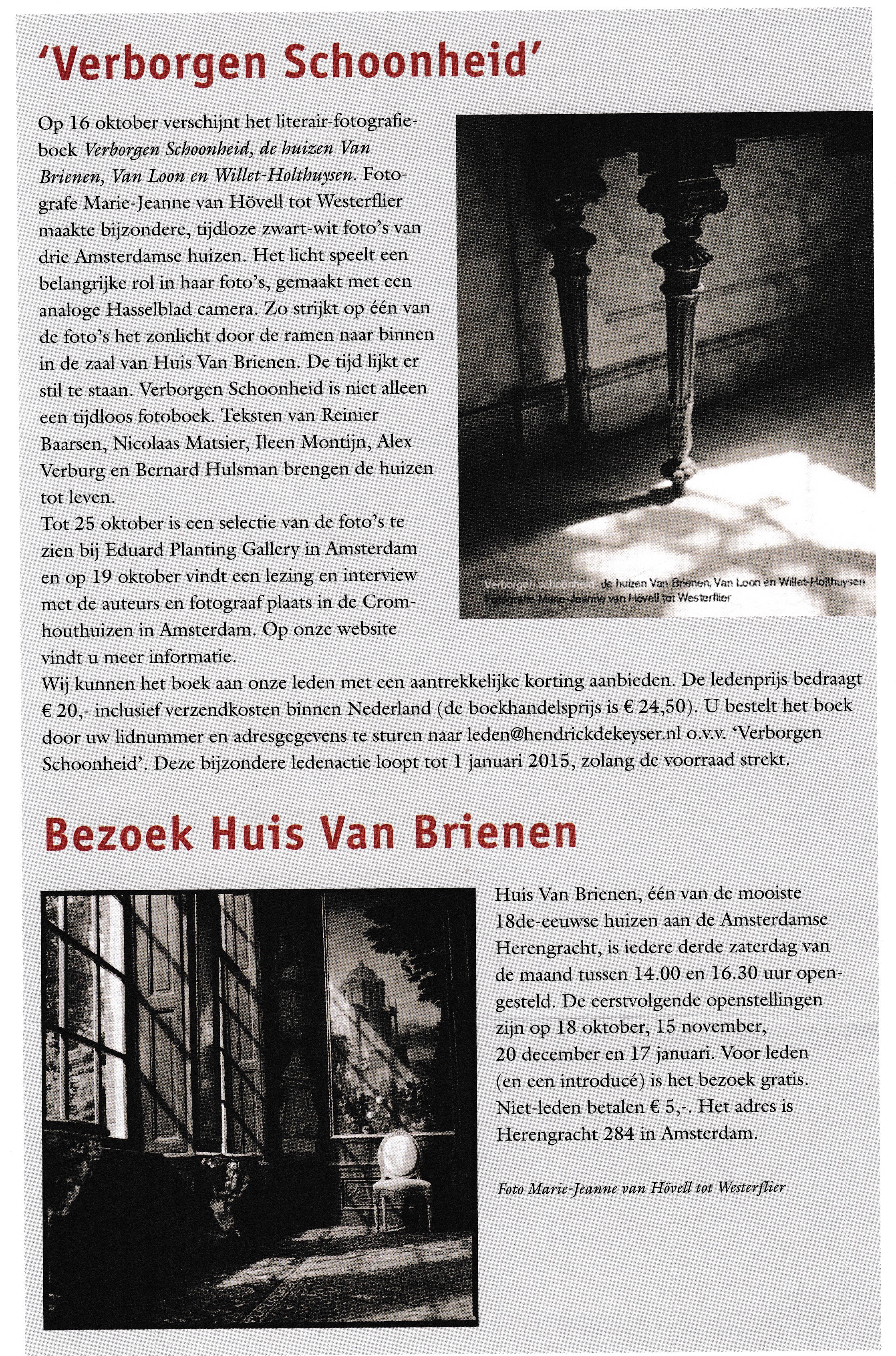 Ver. Hendrick de Keyser, october 2014